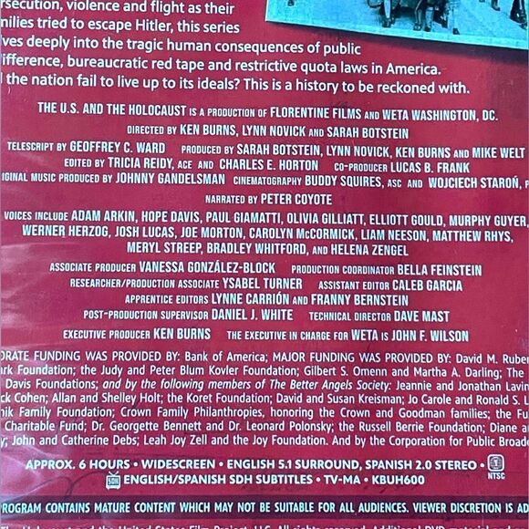 The U.S. and the Holocaust 3 Disc Documentary (BRAND NEW) - Picture 5 of 7